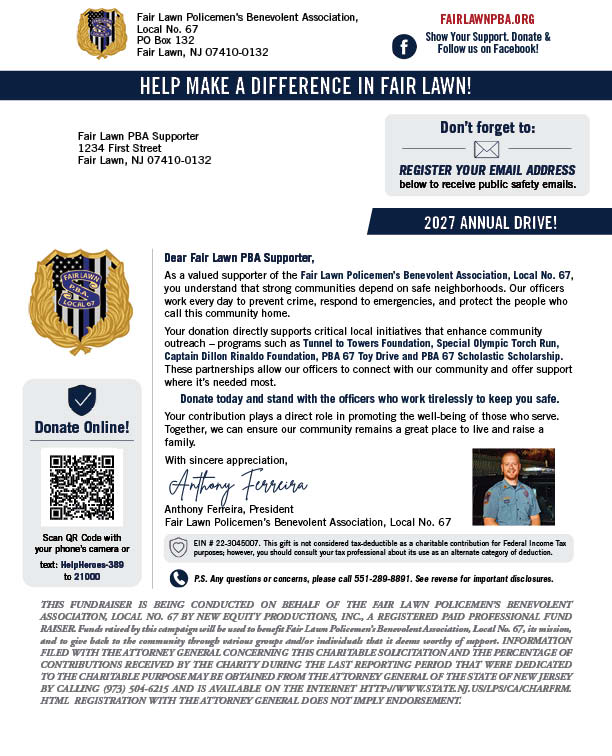 Donation Letter